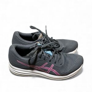 ASICS Women's Gray and Purple Running Shoes Size 8.5 Atheltic Support